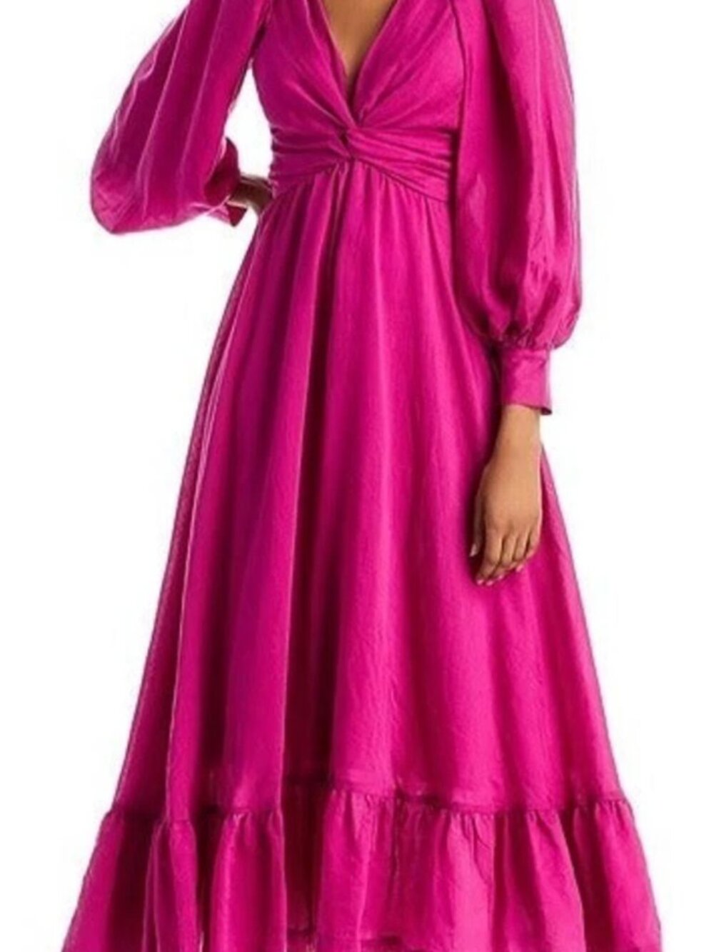 Sabina Musayev Women's Pink Frida Open Back Dress